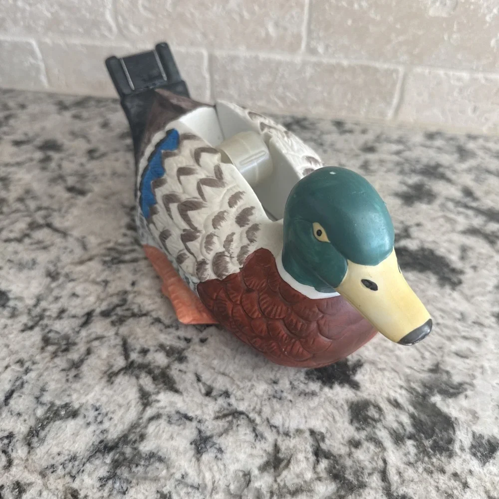 VTG Mallard Duck Standard Tape Dispenser Pond Woodland Animal Decor